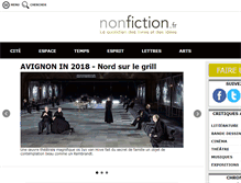 Tablet Screenshot of nonfiction.fr